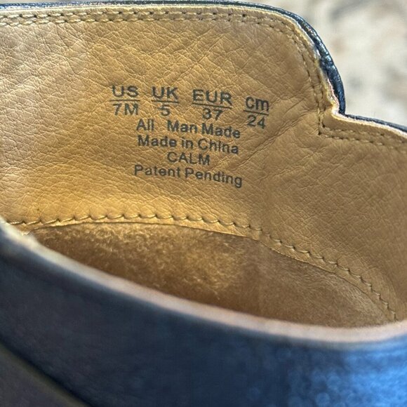 SOUL Naturalizer Boots Women's Size 7 Black Calm Booties Zipper Block Heel - Picture 8 of 9